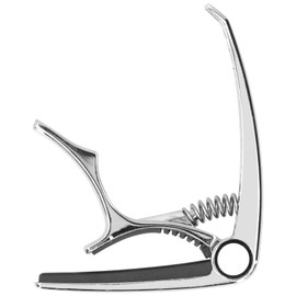 Guitar Capo 2 in 1 Zinc Alloy Multifunctional Professional Musical Instrument SuppliesSilver