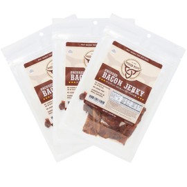 Mission Meats Candied Bacon Jerky (Sriracha) – The Perfect Delicious Savory & Sweet Snack, Bloody Mary Bar Supplies, Gift – Uncured, Small Batch, Gluten Free, 2oz (Pack of 3)