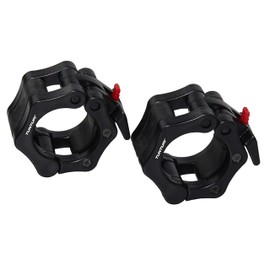 Tunturi Olympic Lock Jaw Collars (Pair), Black, One Size