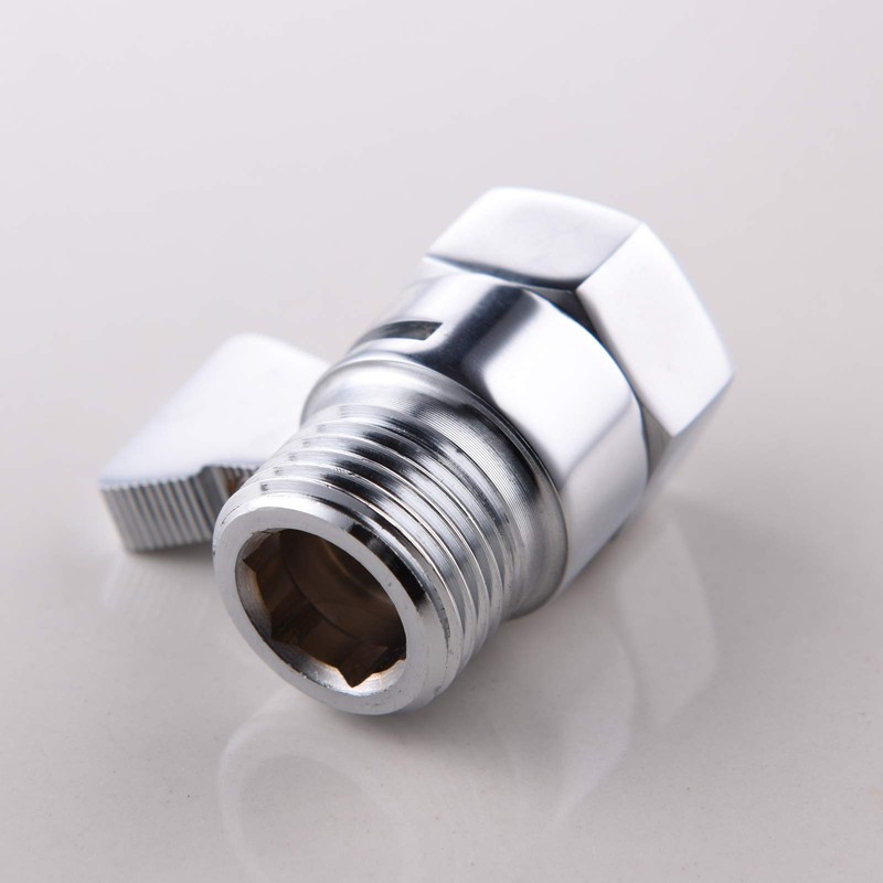 CIENCIA Brass Shower Head Shut Off Valve Water Flow Control