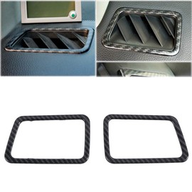 HIGH FLYING SUBARU WRX S4 WRX STI VAG/VAB 2014-2021 REVOGUE VM4/VMG 2014-2019 FRONT AIR CONTENT Vent Vent Carbon Style Air Duct Parts Garnish Scratch Resistant Strong Adhesion ABS 2pcs Cover Rim