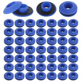 Pack of 50 Eyelets Set Blue for Tarpaulins Universal Eyelets for Tarpaulin Blue Plastic Eyelets for Tarpaulin Pool Tarpaulin Textile Tarpaulin (27 x 27 x 10 mm)