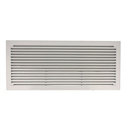 Ventilation Grille Door Ventilation Plastic 290 mm x 125 mm in Light Grey MS Beschläge®