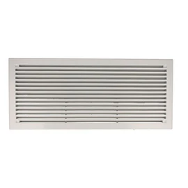 Ventilation Grille Door Ventilation Plastic 290 mm x 125 mm in Light Grey MS Beschläge®