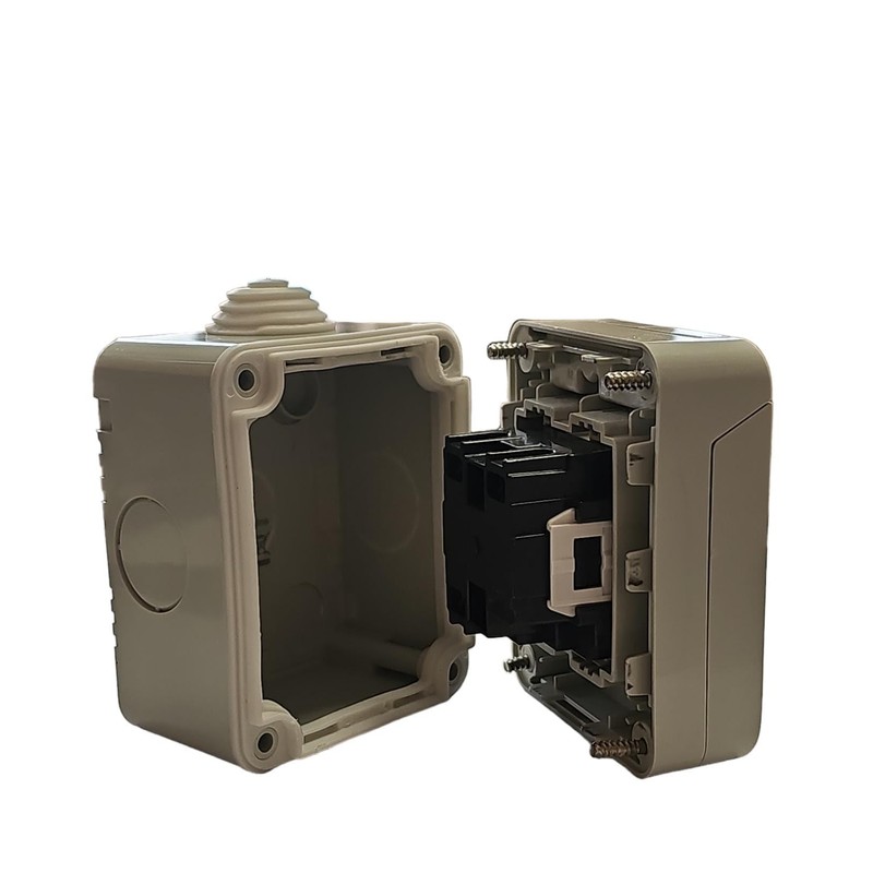 Socket with Rain Door IP55, Power Connection with Rain Door,