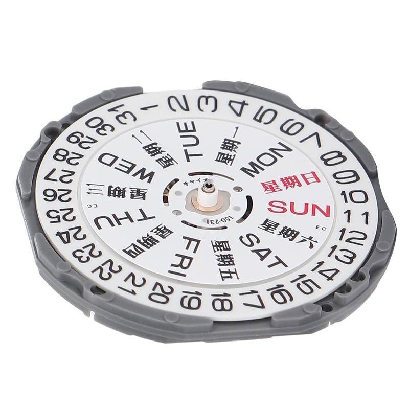 VJ33 Watch Movement Replacement Day Date Calendar Movement Watch Repair