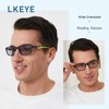 LKEYE Sport Reading Glasses Men Photochromic Lens Blue Light Blocking