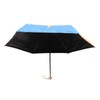 Sun Umbrella Compact Umbrella 5 Level Foldable 6 Ribs Multiuse