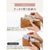 Purchic Mini Wallet, Tri-Fold Wallet for Women, Genuine Leather, Compact,