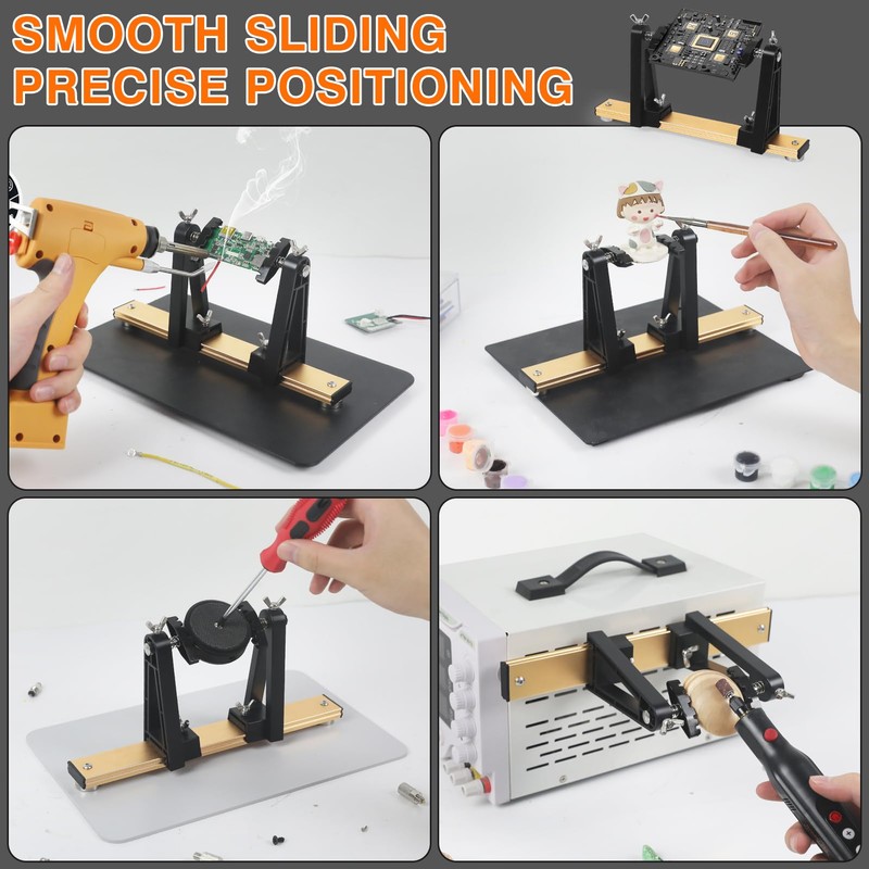 EOOKU Circuit Board Holder Helping Hands for Soldering and Repair,