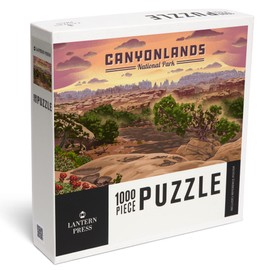 Lantern Press 1000 Piece Jigsaw Puzzle, Canyonlands National Park, Utah, The Needles, Lithograph