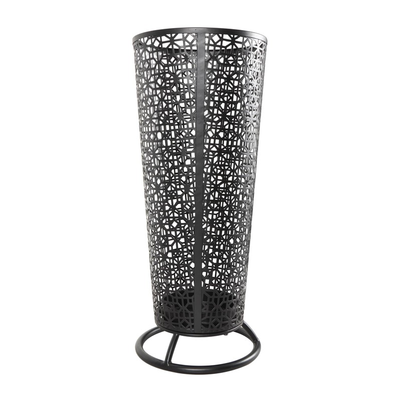 Deco 79 Umbrella Stand, Large Size, Black