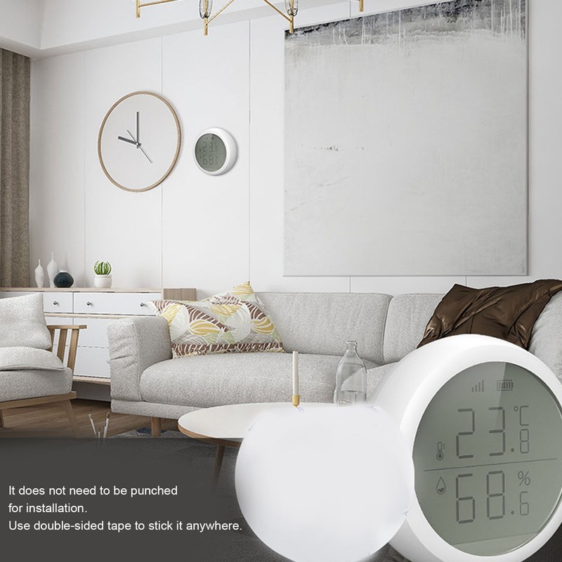 Temperature Humidity Sensor APP Remote Control Smart Probe LCD Display