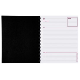 Cambridge Limited Meeting Planner,Side-Bound,11 x 8 1/4, 80 Sheets, Sold as 3 Pack (06132)