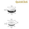 'Wagner QuickClick Glides for gluing/Set of 4; Ultra Soft Chair