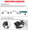 Trailer Wiring Harness Compatible with Toyota Tacoma 2016 2017 2018