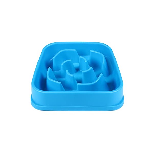Dexas Seek and Snack Slow Feeder Maze with Non Slip Feet, 4 Cup Capacity, Blue, (PW3042194)