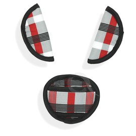 Belts Pads Shoulder Strap & Crotch Cover Universal Fits Most Buggy, Stroller, car seat Straps (P259)