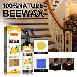 3PCS Beeswax Wood Polish - Furniture Polish - Wood Cleaner - Wood Floor Polish - Applicable To Living Room, Kitchen and Wooden Furniture Floors.