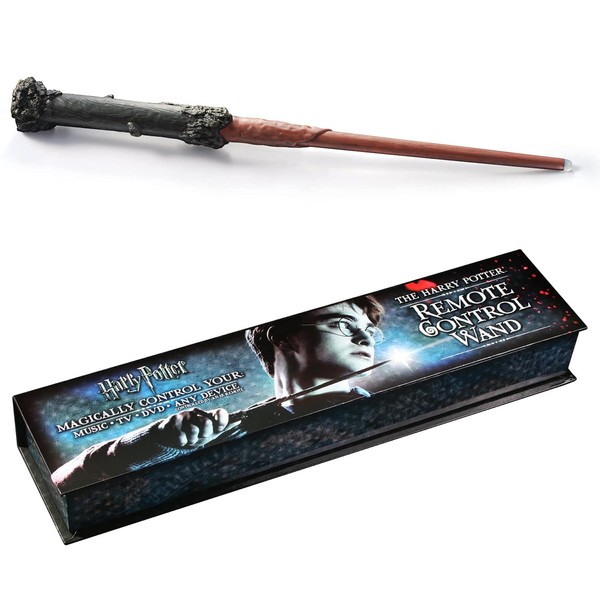 The Noble Collection Harry Potter Remote Control Wand - 13.5in (34cm) Programmable Infrared Remote Control - Officially Licensed Film Set Movie Props Wands Gifts