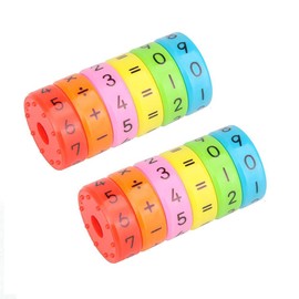 2 x Magnetic Educational Toys Math Games Math Resources Kids Number Games Number Blocks Magnetic Toys for Kids Gifts