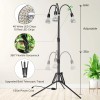 SANSI Upgraded Grow Light 90W=700W Adjustable Tripod Stand 660nm Full