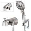 PROOX All Metal Tub Spout with Diverter, 6 Settings Hand