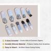 Zipper Covers for Dryer – 10-Pack Silicone Zipper Protectors in