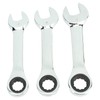 3Pcs Ratchet Wrench 72 Tooth 13mm 14mm 15mm Tool Steel