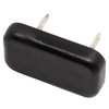 Adsamm® 16 x Plastic Gliders with 2 Nails / Black