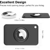 PAIFIEVD Airtag Case Wallet Air Tag Keychain TPU Ultra Thin