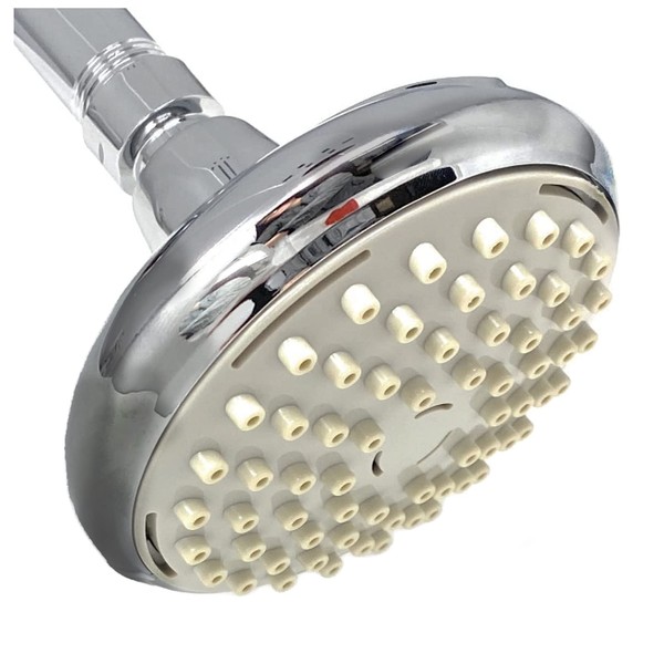 Showerhead 4" Chrome Appearance High or Low Pressure Water Saving