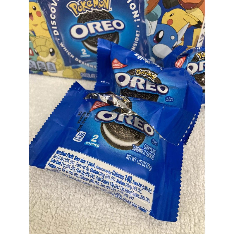 Oreo Pokémon 25th Anniversary Oreo 12pk Box Sealed Rare HTF