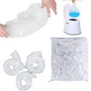 OULIGET Portable Bedside Commode Liners Disposable for Seniors Disabled,Universal Comode