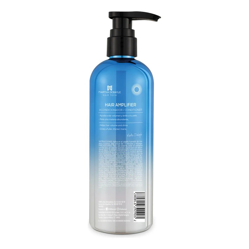 MARTHA DEBYALE HAIR TECH Hair Amplifier Acondicionador. Volumen, con extracto