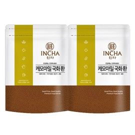 Incha 캐모마일국화 환 캐모마일 국산국화 카모마일 600g (300gX2개) Chamomile Chrysanthemum Powder Chamomile Korean Chrysanthemum 600g (300g X 2)