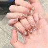 BIBII Nails Handmade Nail Tip, Popular in Korea, Long, Cute