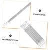 FOMIYES 7pcs Double-headed Extrusion Ring Cleaning Kits Pimple Removers Pimple