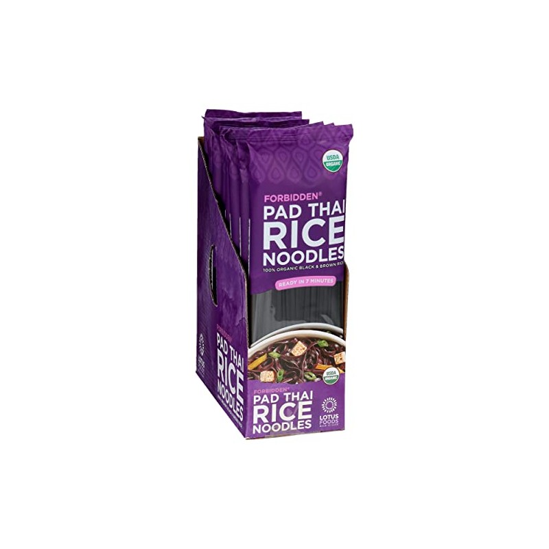 Lotus Foods Organic Forbidden Pad Thai Noodles, Non GMO, 8
