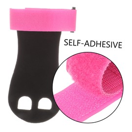 Totority 2 Pairs Non Slip Training Palm Protectors with Wrist Straps for Weightlifting and Fitness Comfortable Grip Gloves for Men Women Suitable for Gym Pull Ups and More