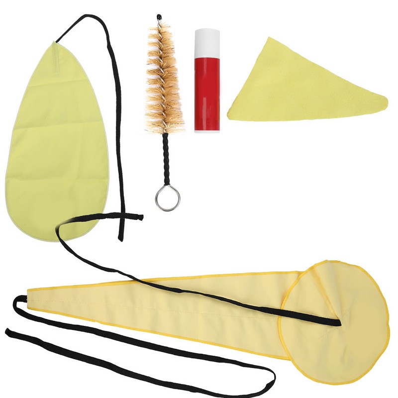 5 Pcs Saxophone Cleaning Kit Sax Maintenance Cloth Set for
