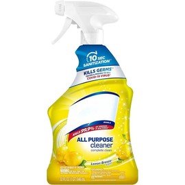Cleaner, Sanitizing and Disinfecting Spray, To Clean and Deodorize, Lemon Breeze Scent, 32oz - Color: 1, Scent: Lemon Breeze, Size: 32 Ounce (Pack of 1)
