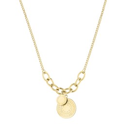 Liebeskind Berlin Münz-Halskette LJ-0688-N-45 IP Gold