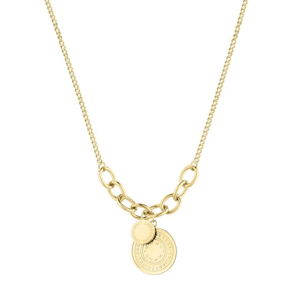 Liebeskind Berlin Münz-Halskette LJ-0688-N-45 IP Gold