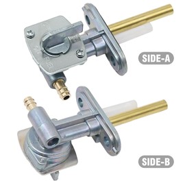 ZUDKSUY Fuel Valve Petcock Tank Switch w/Gasket & Shut Off - Universal Fit for Yamaha TTR/TT-R 90-350, Bear Tracker/Bruin/Timberwolf 250, Warrior 350,Quadsport 400 ATV Motorcycles