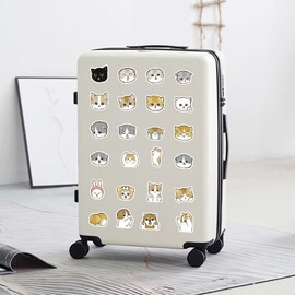 Cute Cat Stickers, 100PCS Small Size Funny Hand-Painted Pet Cat Sticker for Water Bottles, Skateboards, Scrapbooking, Game Consoles, Vinyl Waterproof Kawaii Animal