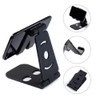 Adjustable Smartphone and Desktop Stand, Black (Black)