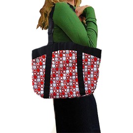 Planet E Reusable Large Stylish Fashion Grocery Shopping Bags (4 Bags)