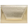 Caspar TA386 Stylish Large Women's Clutch Bag Evening Bag with