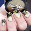 Whats Up Nails - Polvo cromado dorado para uñas de